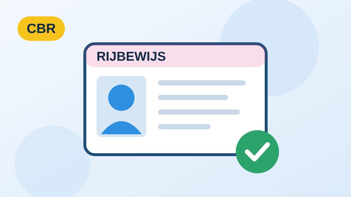 Rijbewijs, uitgegeven na het CBR-examen